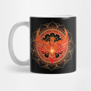 Rising Phoenix Mandala Mug